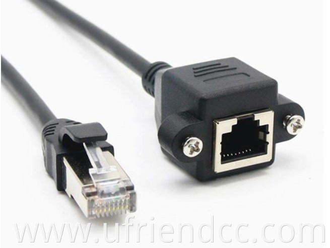 RJ45 1 Male to 2 Female LAN Ethernet Splitter Adapter Cable
